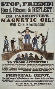 A "Doktor Parmenter mágneses olaja" hirdetése alkotó: American School