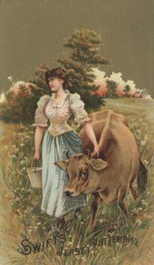 A Swifts Jersey Butterine hirdetése, 1880 körül alkotó: American School