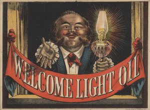 A Welcome Light Oil reklámja alkotó: American School