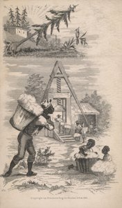 Afro-amerikaiak, akik egy gyapotüzemben dolgoznak alkotó: American School