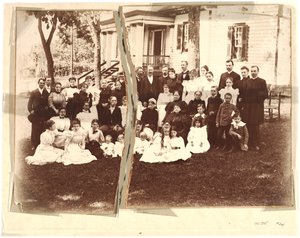 Az Archer család albuma (szépia fotó) alkotó: American School