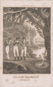 Alexander Wilson és társai a Susquehannán, 1809 alkotó: American School