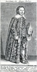 Archee, a király bolondja, Archibald Armstrong portréja, Thomas Cecil, 1639-1640 alkotó: American School