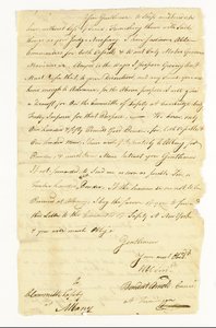 Arnold Benedict (1741-1801) tábornok, a kontinentális hadsereg, áruló. Aláírt autográf levél ("Benedict Arnold Commr. at Ticonderoga") az albanyi Biztonsági Bizottságnak, Ticonderoga, 1775. május 22. (toll és tinta papíron) alkotó: American School