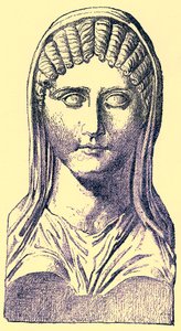 Aspasia, Victor Duruy Görögország története című illusztrációja, 1890-ben (digitálisan javított kép) alkotó: American School