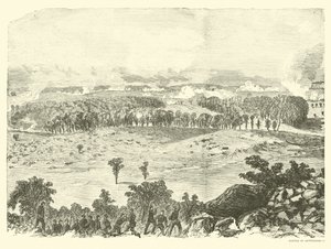 Gettysburgi csata, Little Round Top csúcsa, 1863. július 2 alkotó: American School