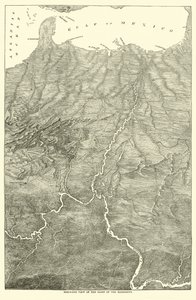 Madártávlat a Mississippi medencéjére, 1862 alkotó: American School