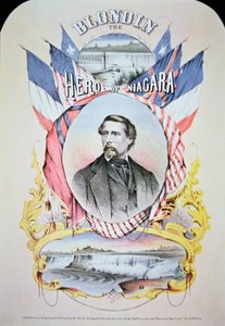 "Blondin, a Niagara hőse" alkotó: American School