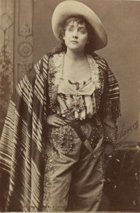 Adah Isaacs Menken színész kabinetkártya képe alkotó: American School