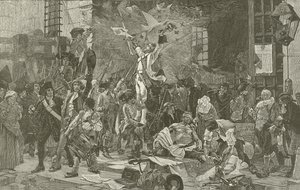 A Bastille elfoglalása, Francois Flameng festménye alkotó: American School