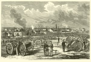Elfogták a Konföderációs ágyút Thomass tábornok főhadiszállása előtt, 1863 novemberében alkotó: American School