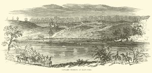 Lovassági átkelő Elys Fordnál, 1863. január-április alkotó: American School