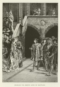 VIII. Károly találkozik Bretagne-i Annával alkotó: American School