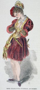 Charlotte Cushman (1816-76) Rómeó jelmezében, 1851 alkotó: American School