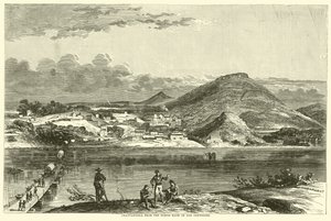 Chattanooga a Tennessee északi partjáról, 1863. szeptember alkotó: American School