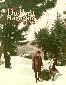 Karácsonyfa, a DuPont Magazin címlapja, 1923. december alkotó: American School