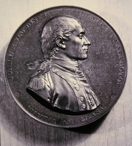 John Paul Jones emlékérem, Jean-Antoine Houdon portréja után alkotó: American School