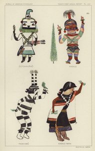 Cotokinunwu, Kaisale, Paiakyamu, Kaisale Mana (színes litográfia) alkotó: American School