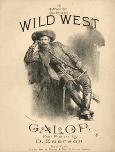 A Vadnyugati Galop, 1888 pontozólapjának borítója alkotó: American School