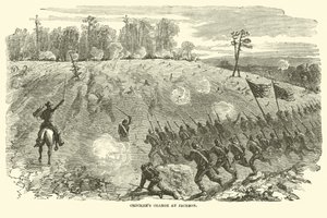 Crockers vádemelés Jacksonban, 1863. május alkotó: American School
