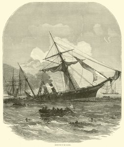 Alabama pusztulása, 1864. június alkotó: American School