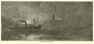 Az Albemarle megsemmisítése, 1864. október alkotó: American School