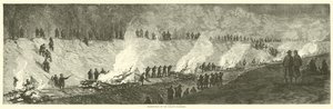 A Weldon-vasút megsemmisítése, 1864. szeptember alkotó: American School