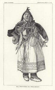 Baba, indiai nő, teljes ruha, Nenenot alkotó: American School