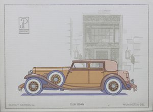 DuPont Motor Cars: Club Sedan, 1921 alkotó: American School