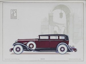 DuPont Motor Cars: szedán, 1921 alkotó: American School