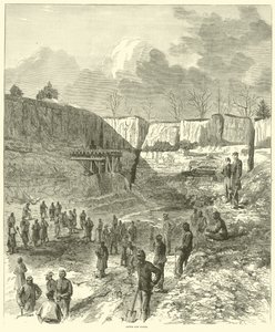 Dutch Gap-csatorna, 1864. október alkotó: American School