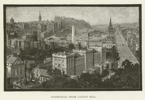Edinburgh, a Calton Hillről alkotó: American School