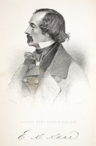Elisha Kent Kane, illusztráció: A második Grinnell-expedíció Sir John Franklin nyomában..., 1856 alkotó: American School