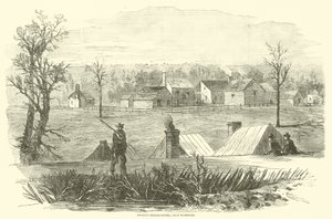 Ewells főhadiszállása, Richmond közelében, 1865. március alkotó: American School