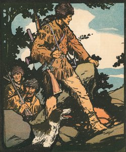 Felfedezők: Daniel Boone Frontiersman alkotó: American School