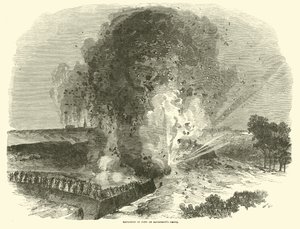 Az erőd felrobbanása a McPhersons fronton, 1863. június alkotó: American School