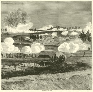 A bánya robbanása, 1864. július alkotó: American School