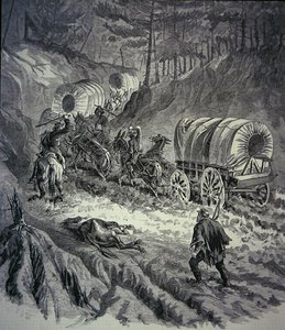 Szövetségi poggyászvonat (litho) alkotó: American School
