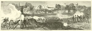 Szövetségi csapatok Jackson előtt, Mississippi államban, 1863. július alkotó: American School