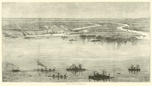 Szövetségi flotta Mobile Bay-ben, 1864. augusztus alkotó: American School