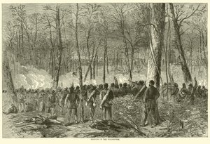 Harc a vadonban, 1864. máj alkotó: American School