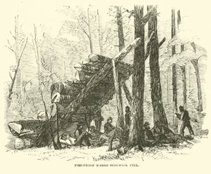 Tűzálló, ahol Sedgwick elesett, 1864. május alkotó: American School