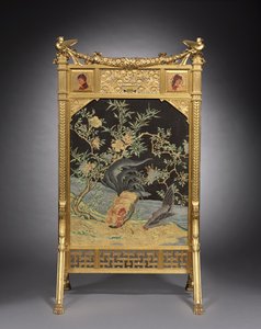 Fire Screen, Herter Brothers, 1878-1880 körül alkotó: American School