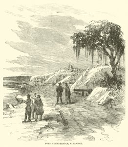 Fort Thunderbolt, Savannah, 1864. december alkotó: American School