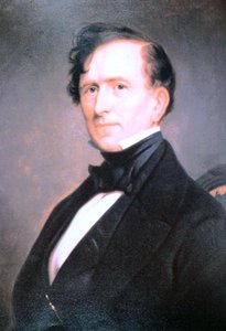 Franklin Pierce (1804-69) (színes litó) alkotó: American School