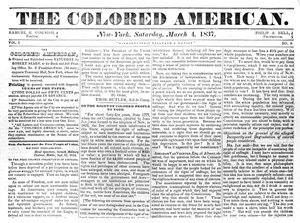 A Színes amerikai címlapja, 1867. március 4. (újságpapír) alkotó: American School