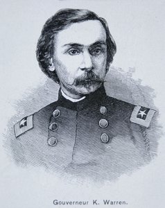 Kemble Warren tábornok kormányzó (1830-82) (metszet) alkotó: American School