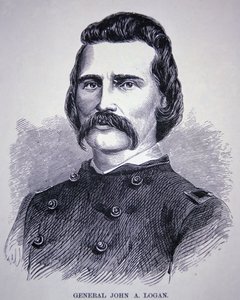 John Alexander Logan tábornok (1826-86) (metszet) alkotó: American School