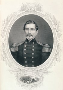 Pierre Gustave Toutant Beauregard tábornok, „Az Egyesült Államok története” című kötetéből, 1. kötet. II, Charles Mackay alkotó: American School