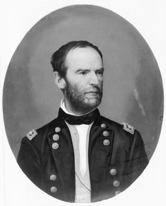 William Sherman tábornok, 1865 körül (metszet) alkotó: American School